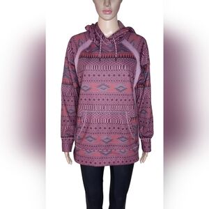 Burton Crown Bonded women's Port royal Freya weave hoodie pullover sweatshirt M